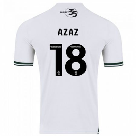 Kandiny Damen Finn Azaz #18 Weiß Auswärtstrikot Trikot 2023/24 T-Shirt