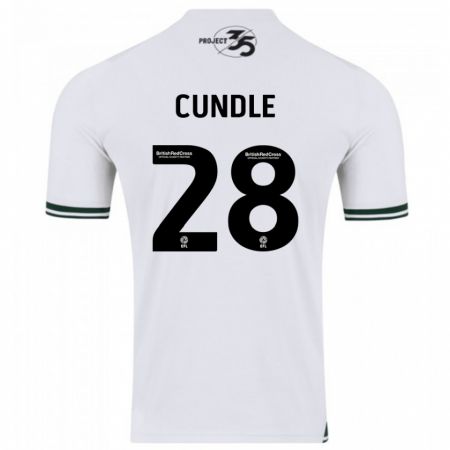 Kandiny Damen Luke Cundle #28 Weiß Auswärtstrikot Trikot 2023/24 T-Shirt