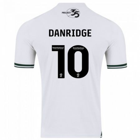 Kandiny Damen Rebecca Danridge #10 Weiß Auswärtstrikot Trikot 2023/24 T-Shirt