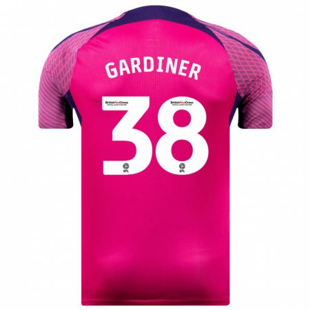 Kandiny Damen Harry Gardiner #38 Lila Auswärtstrikot Trikot 2023/24 T-Shirt