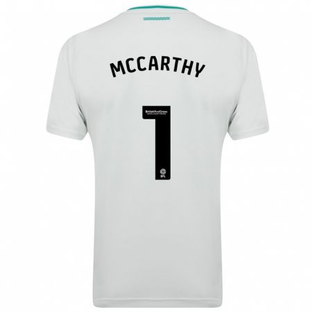 Kandiny Damen Alex Mccarthy #1 Weiß Auswärtstrikot Trikot 2023/24 T-Shirt