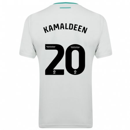 Kandiny Damen Kamaldeen Sulemana #20 Weiß Auswärtstrikot Trikot 2023/24 T-Shirt