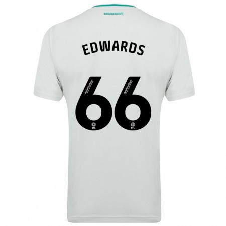 Kandiny Damen Diamond Edwards #66 Weiß Auswärtstrikot Trikot 2023/24 T-Shirt