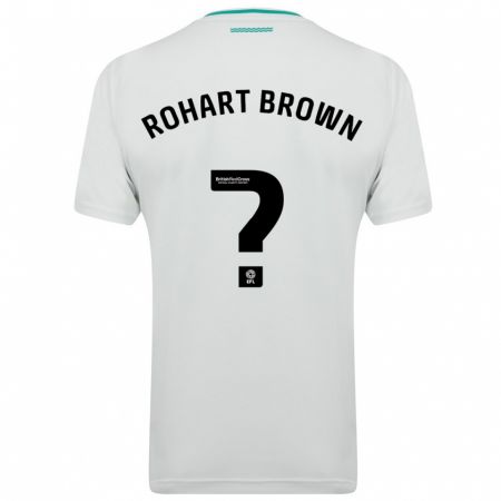 Kandiny Damen Thierry Rohart-Brown #0 Weiß Auswärtstrikot Trikot 2023/24 T-Shirt