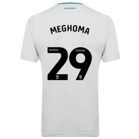 Kandiny Damen Jayden Meghoma #29 Weiß Auswärtstrikot Trikot 2023/24 T-Shirt