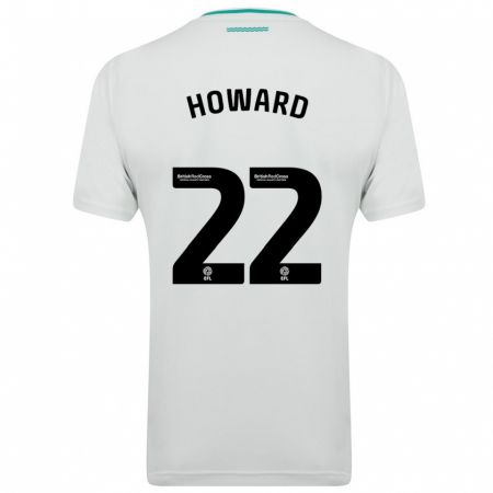 Kandiny Damen Bethany-May Howard #22 Weiß Auswärtstrikot Trikot 2023/24 T-Shirt