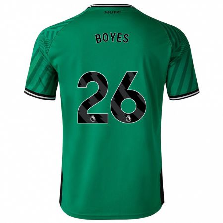 Kandiny Damen Grace Boyes #26 Grün Auswärtstrikot Trikot 2023/24 T-Shirt
