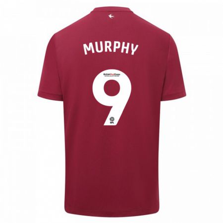 Kandiny Damen Alana Murphy #9 Rot Auswärtstrikot Trikot 2023/24 T-Shirt
