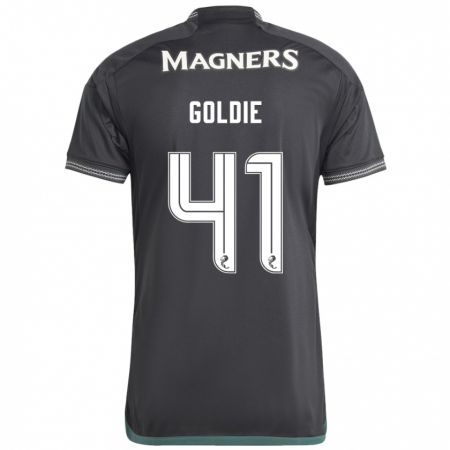 Kandiny Damen Clare Goldie #41 Schwarz Auswärtstrikot Trikot 2023/24 T-Shirt