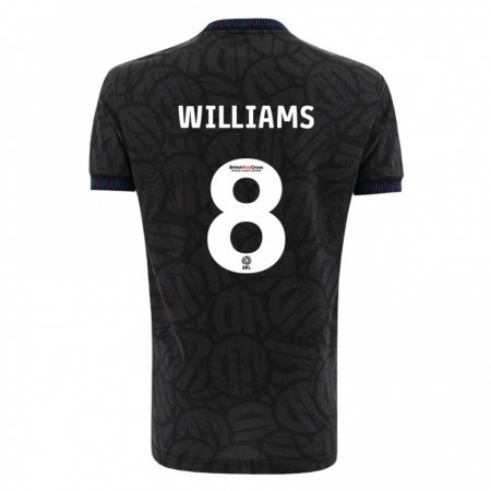 Kandiny Damen Joe Williams #8 Schwarz Auswärtstrikot Trikot 2023/24 T-Shirt