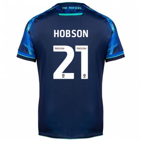 Kandiny Damen Elizabeth Hobson #21 Marine Auswärtstrikot Trikot 2023/24 T-Shirt