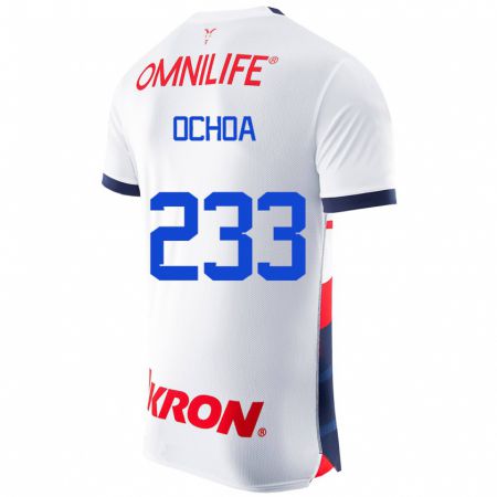Kandiny Damen Diego Ochoa #233 Weiß Auswärtstrikot Trikot 2023/24 T-Shirt