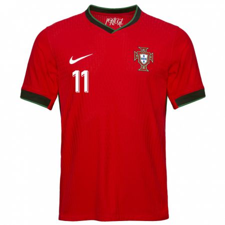 Kandiny Kinder Portugal Olivio Tome #11 Rot Heimtrikot Trikot 24-26 T-Shirt
