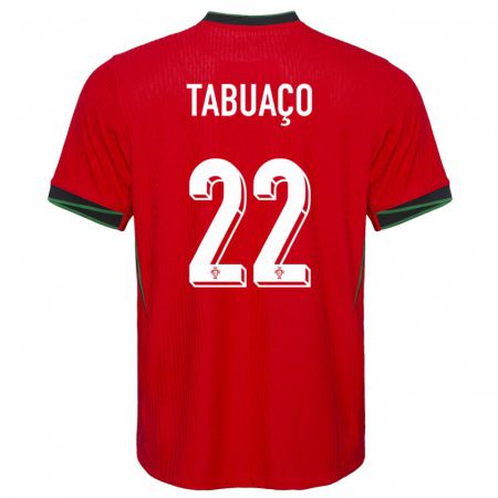 Kandiny Kinder Portugal Goncalo Tabuaco #22 Rot Heimtrikot Trikot 24-26 T-Shirt