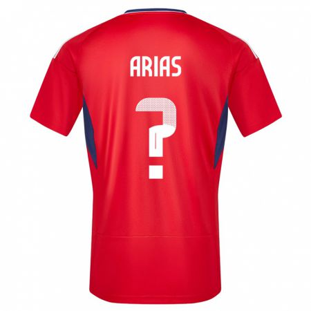 Kandiny Kinder Costa Rica Jose Arias #0 Rot Heimtrikot Trikot 24-26 T-Shirt