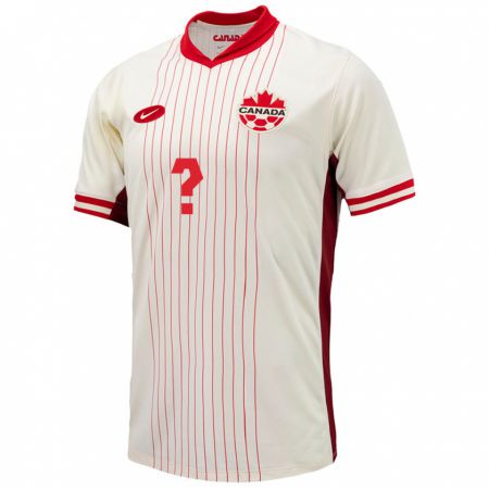 Kandiny Kinder Kanada Mouhamadou Kane #0 Weiß Auswärtstrikot Trikot 24-26 T-Shirt