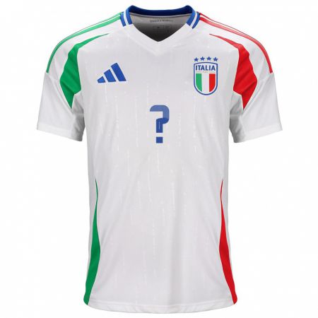 Kandiny Kinder Italien Davide Verdelli #0 Weiß Auswärtstrikot Trikot 24-26 T-Shirt