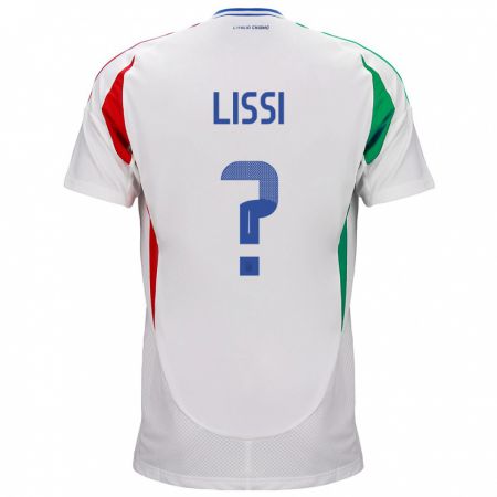 Kandiny Kinder Italien Thomas Lissi #0 Weiß Auswärtstrikot Trikot 24-26 T-Shirt
