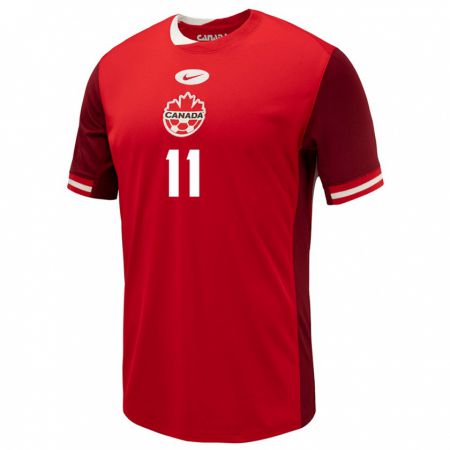 Kandiny Herren Kanada Victoria Pickett #11 Rot Heimtrikot Trikot 24-26 T-Shirt