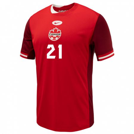 Kandiny Herren Kanada Jonathan Osorio #21 Rot Heimtrikot Trikot 24-26 T-Shirt