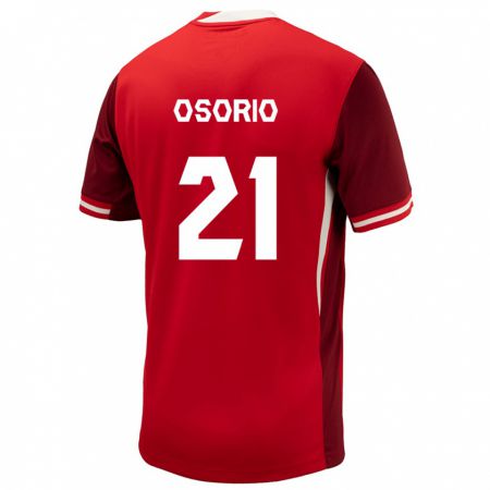 Kandiny Herren Kanada Jonathan Osorio #21 Rot Heimtrikot Trikot 24-26 T-Shirt