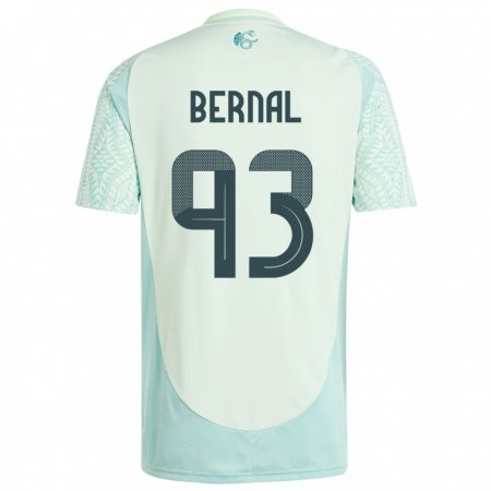 Kandiny Herren Mexiko Rebeca Bernal #93 Leinengrün Auswärtstrikot Trikot 24-26 T-Shirt