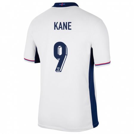 Kandiny Damen England Harry Kane #9 Weiß Heimtrikot Trikot 24-26 T-Shirt