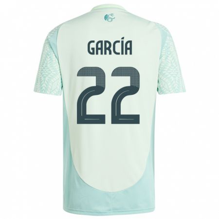 Kandiny Damen Mexiko Diana Garcia #22 Leinengrün Auswärtstrikot Trikot 24-26 T-Shirt