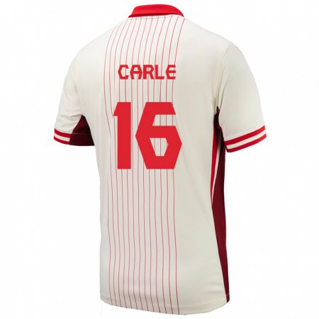 Kandiny Damen Kanada Gabrielle Carle #16 Weiß Auswärtstrikot Trikot 24-26 T-Shirt