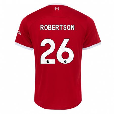 Kandiny Kinder Andrew Robertson #26 Rot Heimtrikot Trikot 2023/24 T-Shirt