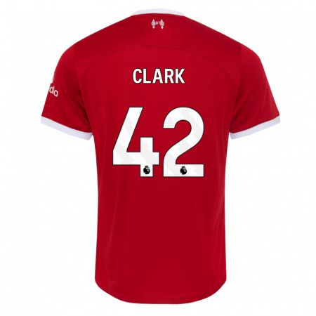 Kandiny Kinder Bobby Clark #42 Rot Heimtrikot Trikot 2023/24 T-Shirt