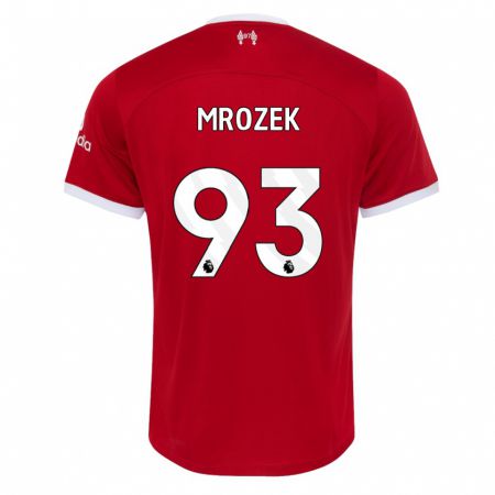 Kandiny Kinder Fabian Mrozek #93 Rot Heimtrikot Trikot 2023/24 T-Shirt