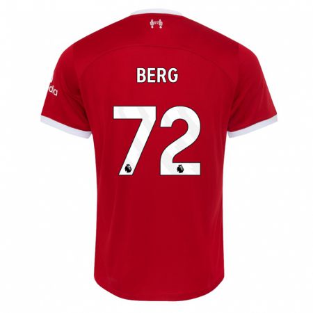 Kandiny Kinder Sepp Van Den Berg #72 Rot Heimtrikot Trikot 2023/24 T-Shirt