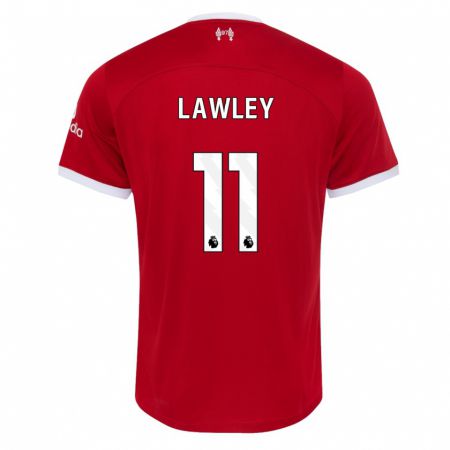 Kandiny Kinder Melissa Lawley #11 Rot Heimtrikot Trikot 2023/24 T-Shirt