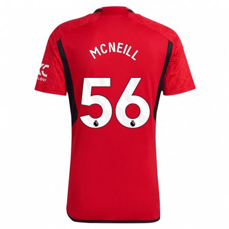 Kandiny Kinder Charlie Mcneill #56 Rot Heimtrikot Trikot 2023/24 T-Shirt