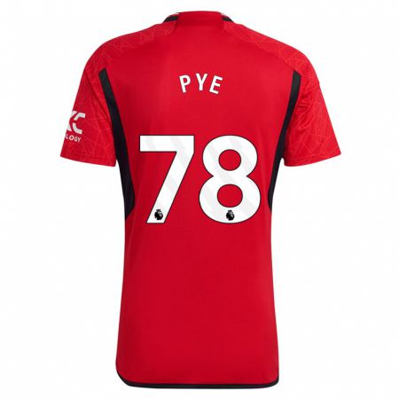 Kandiny Kinder Logan Pye #78 Rot Heimtrikot Trikot 2023/24 T-Shirt