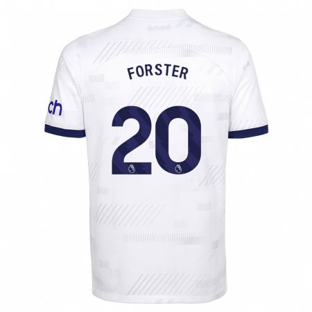 Kandiny Kinder Fraser Forster #20 Weiß Heimtrikot Trikot 2023/24 T-Shirt