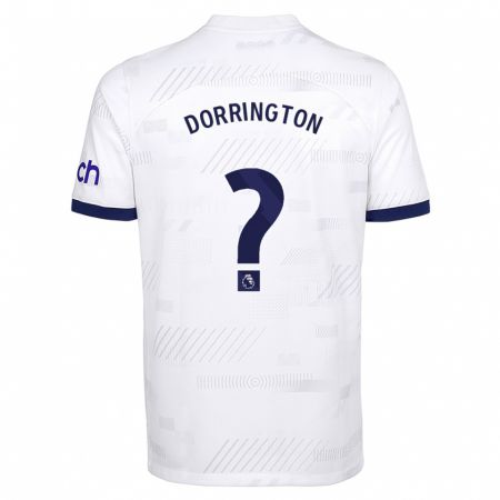 Kandiny Kinder Alfie Dorrington #0 Weiß Heimtrikot Trikot 2023/24 T-Shirt
