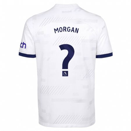 Kandiny Kinder Kieran Morgan #0 Weiß Heimtrikot Trikot 2023/24 T-Shirt