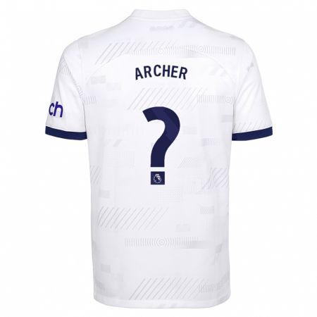Kandiny Kinder Samual Archer #0 Weiß Heimtrikot Trikot 2023/24 T-Shirt