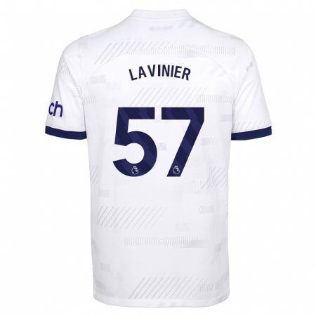 Kandiny Kinder Marcel Lavinier #57 Weiß Heimtrikot Trikot 2023/24 T-Shirt