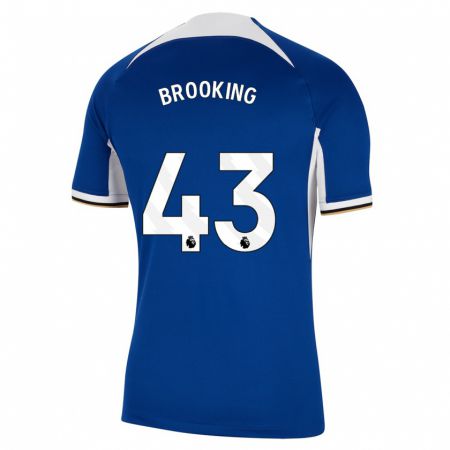 Kandiny Kinder Josh Brooking #43 Blau Heimtrikot Trikot 2023/24 T-Shirt