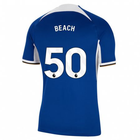 Kandiny Kinder Eddie Beach #50 Blau Heimtrikot Trikot 2023/24 T-Shirt