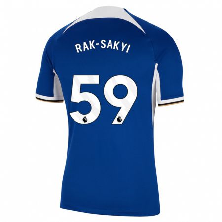 Kandiny Kinder Sam Rak-Sakyi #59 Blau Heimtrikot Trikot 2023/24 T-Shirt