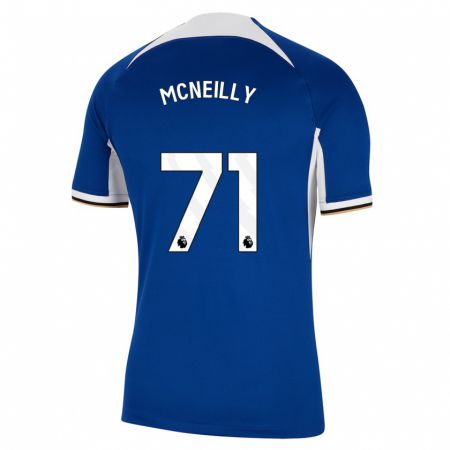 Kandiny Kinder Donnell Mcneilly #71 Blau Heimtrikot Trikot 2023/24 T-Shirt
