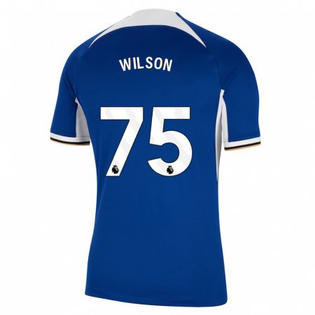 Kandiny Kinder Kaiden Wilson #75 Blau Heimtrikot Trikot 2023/24 T-Shirt