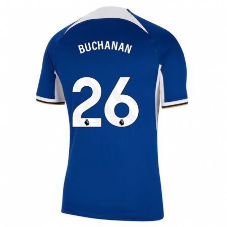 Kandiny Kinder Kadeisha Buchanan #26 Blau Heimtrikot Trikot 2023/24 T-Shirt