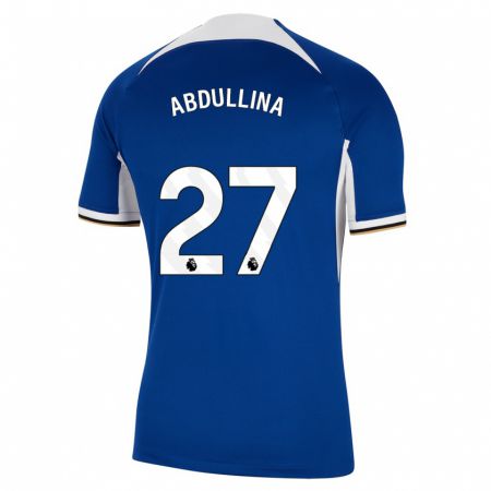 Kandiny Kinder Alsu Abdullina #27 Blau Heimtrikot Trikot 2023/24 T-Shirt