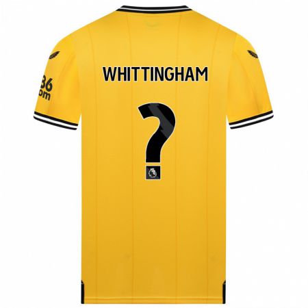 Kandiny Kinder Matthew Whittingham #0 Gelb Heimtrikot Trikot 2023/24 T-Shirt
