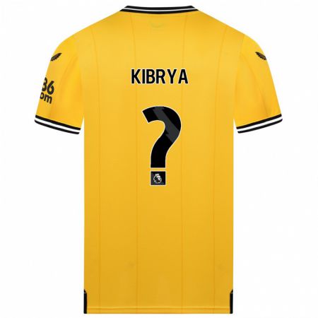 Kandiny Kinder Lucas Kibrya #0 Gelb Heimtrikot Trikot 2023/24 T-Shirt